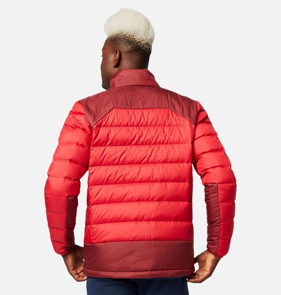 Columbia Autumn Park Down Jacket Red For Men's NZ57203 New Zealand